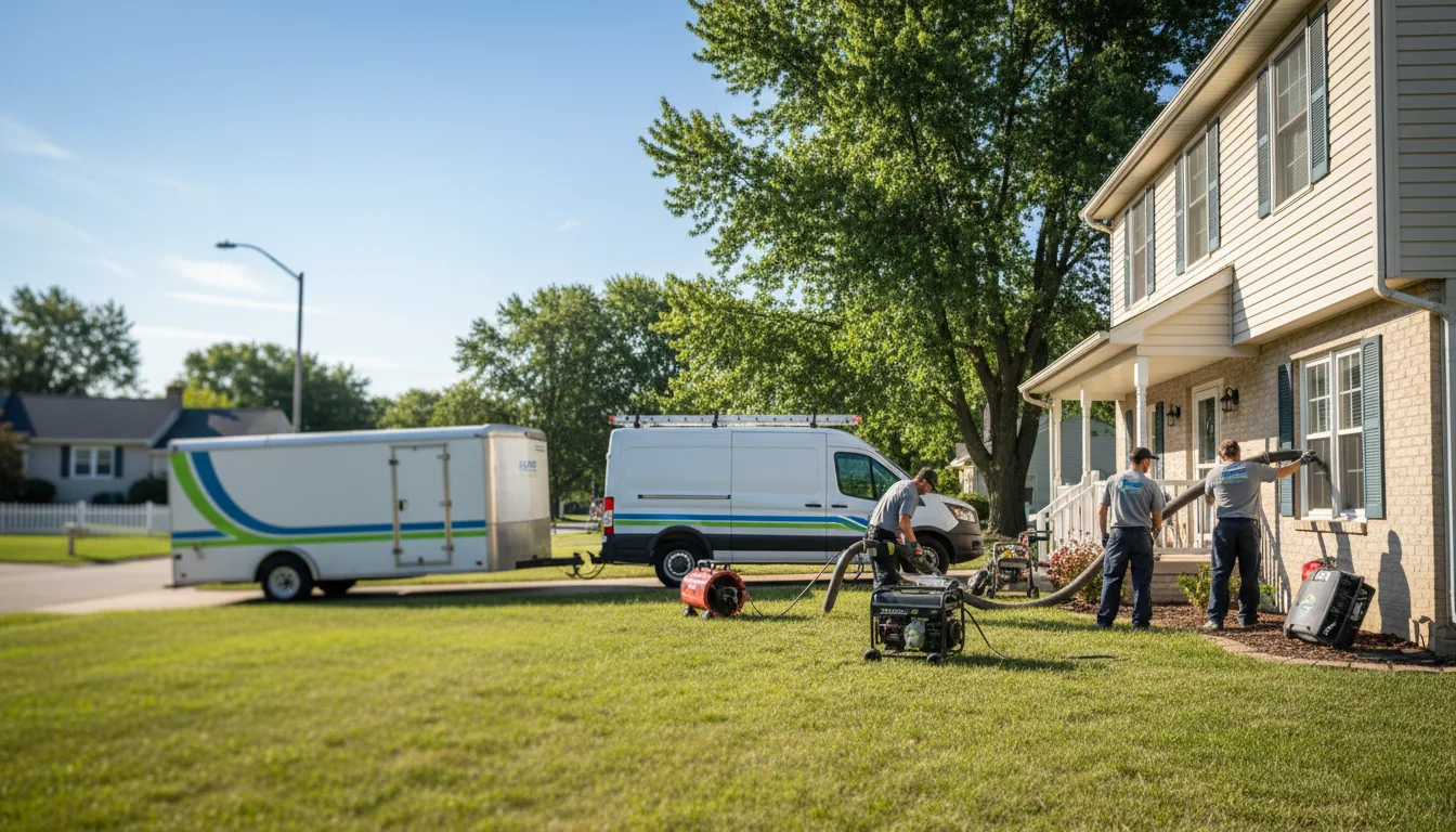 Flooded Basement Restoration And Cleanup With Repair in Felicity, OH near me